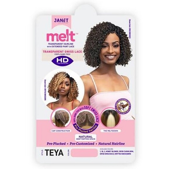 Janet Collection: Melt Edition HD Lace Wig: Teya (Color Available: 1) - Picture 14 of 14